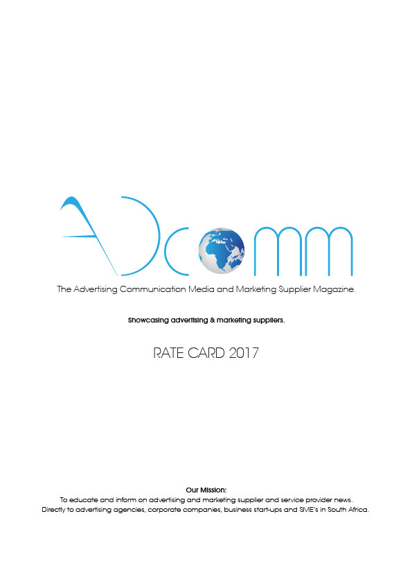Adcomm Media Rate Card 2017 cover