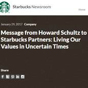 Starbucks takes a stand against Muslim ban