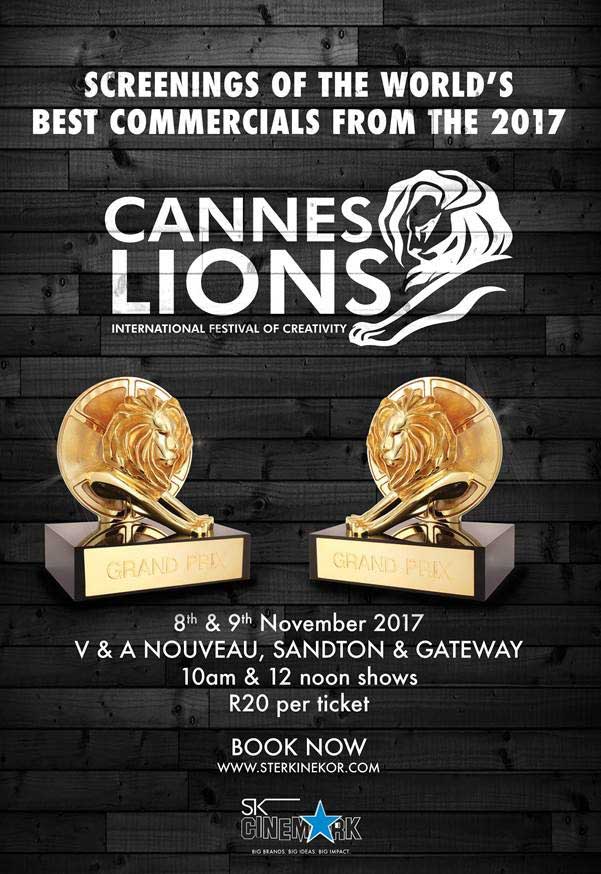 Screenings of the worlds best commercials from the 2017 Cannes Lions international festival full