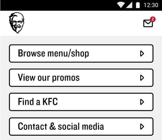 KFC-mobile-app