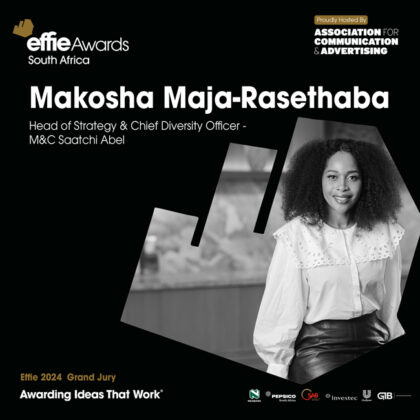 Makosha Maja-Rasethaba, Head of Strategy & Chief Diversity Officer, M&C Saatchi Abel