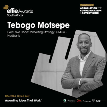 Tebogo Motsepe, Executive Head: Marketing Strategy, GMCA, Nedbank